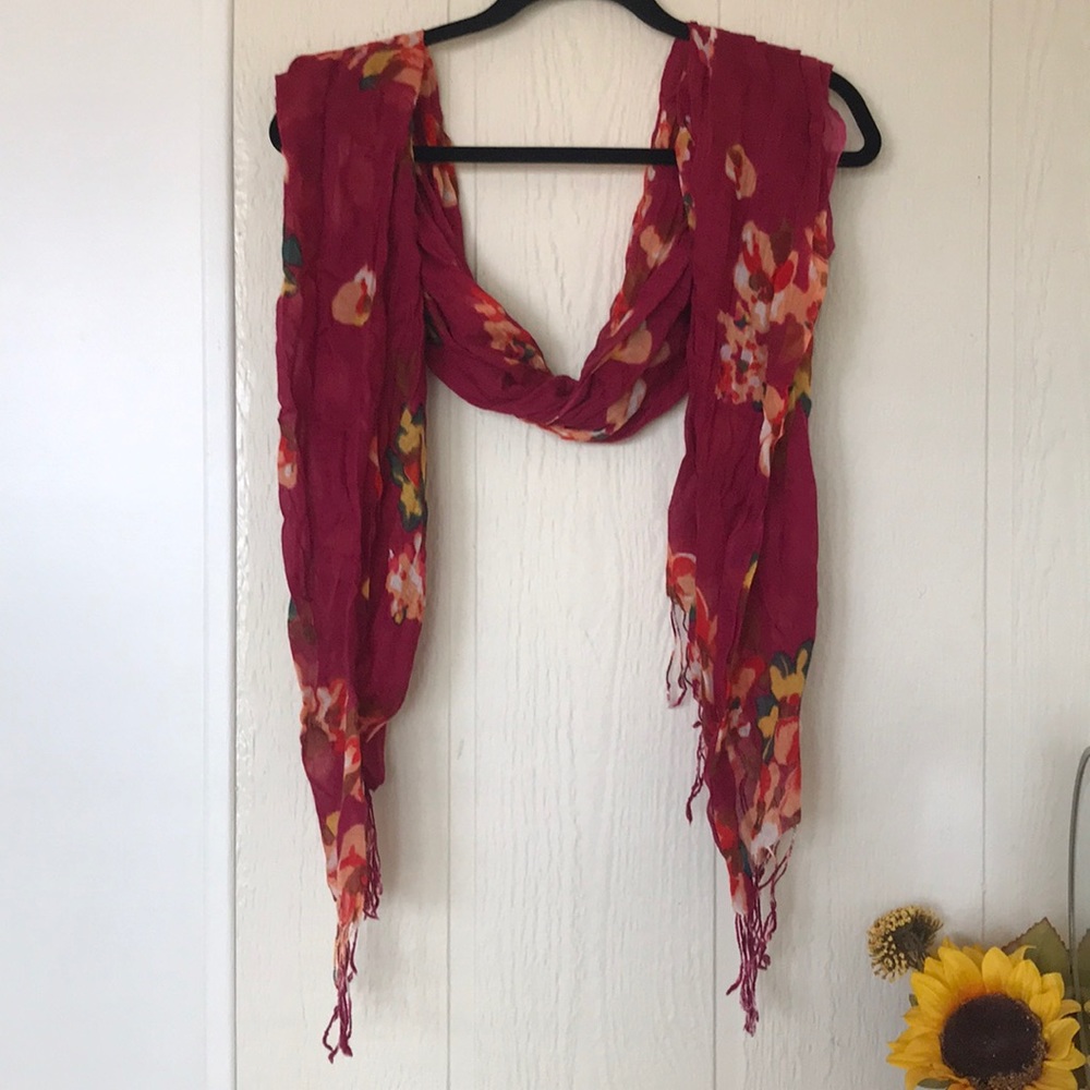 Flower Pattern Scarf